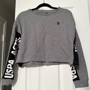 US Polo Assn Active Cropped Sweater